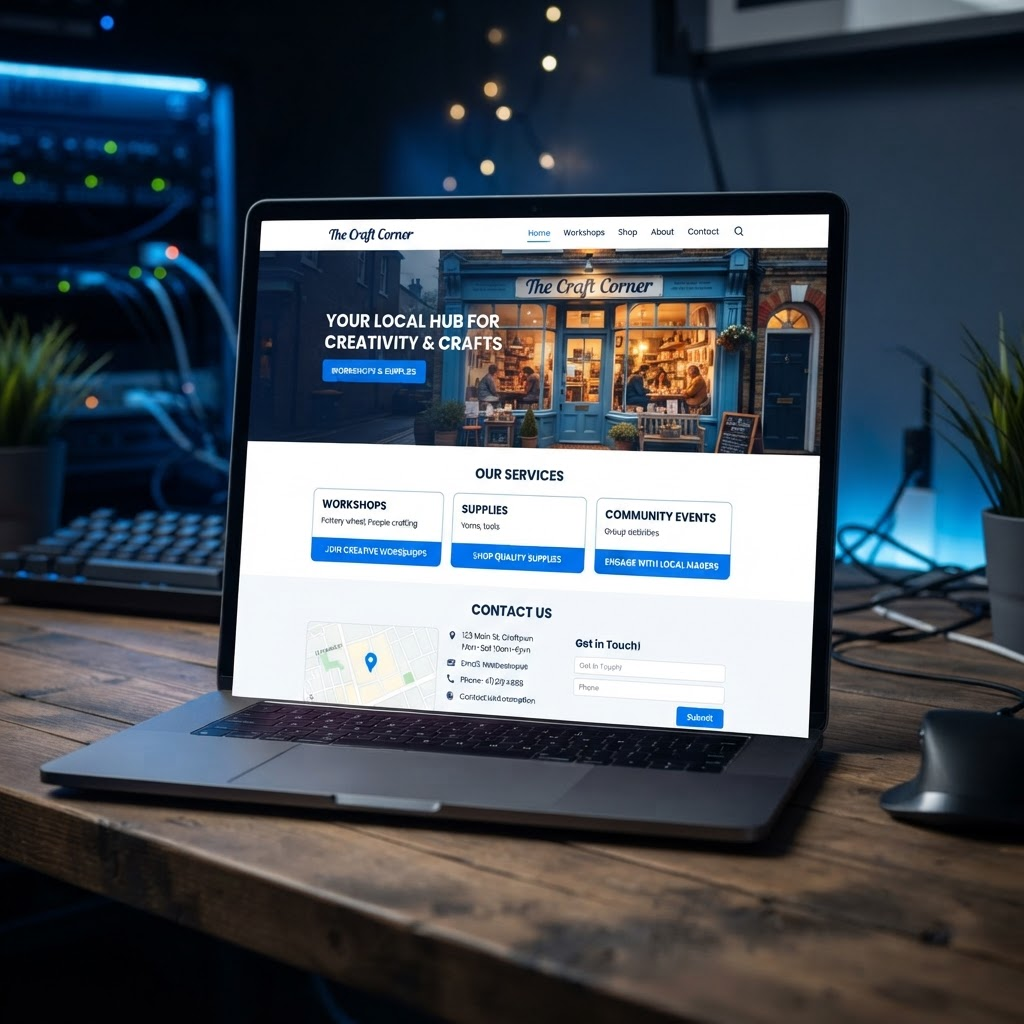 Diseño de página web para Negocio local